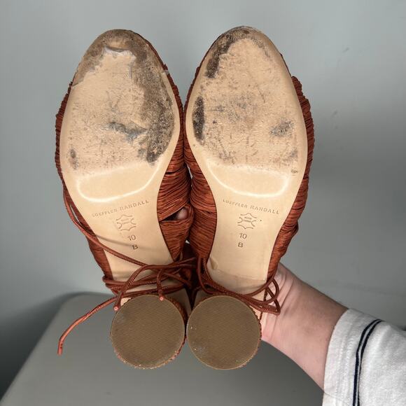 Loeffler Randall Teresa Lace Up Sandal Size 10 - Picture 4 of 9